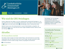 Tablet Screenshot of lkg-steinhagen.de